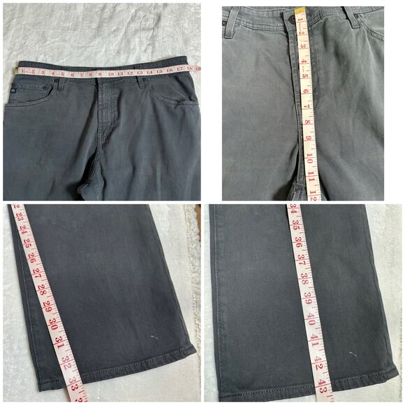 Adriano Goldschmied The Graduate Tailored Leg Folkestone Grey Men’s Size 38x32 - Picture 8 of 9